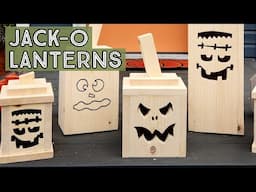 How To Make Halloween Jack O Lanterns. FREE PLANS