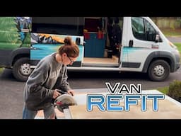 VANLIFE RENOVATIONS after 5 YEARS - DIY Cabinet, Electrical. . .