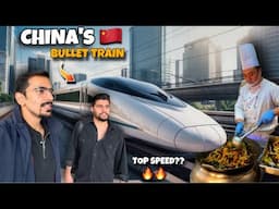 BULLET TRAIN EXPERIENCE in China 🇨🇳 Crazy Top Speed 🔥