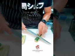 Como fazer decoração com pepino! #sushiman #chef #tecnica #shortsviral #fyp