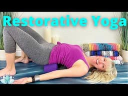 RESTORATIVE YOGA - Gentle Yoga - Restorative Yoga for Seniors Beginners - Yoga for Seniors - Yoga