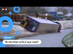 Veel overlast door gladheid en sneeuw