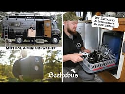 A DISHWASHER In a Camper VAN? Meet BOB THE MINI DISHWASHER By DaanTech!🤩