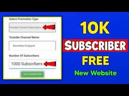 Free Subscribers For YouTube - How To Increase Subscribers On YouTube channel