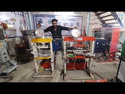 दोना पत्तल बनाने की मशीन ख़रीदे | paper plate making machine asv engineering nangloi delhi