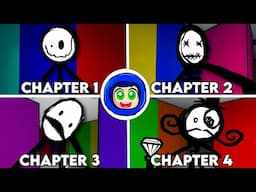 I Player ALL Chapters of Roblox COLOR or DIE: Chapter 1, 2 , 3 & 4 😱 (FULL GAME MOVIE)