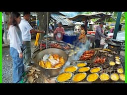 Visit Phnom Penh on PCHUM BEN! Breakfast At KAB KOR market then TO S'ang.