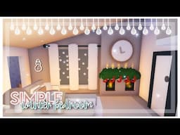 ☃️♡SIMPLE WINTER living room♡❄️ ▪︎adopt me speedbuild▪︎ || Official Pineapples