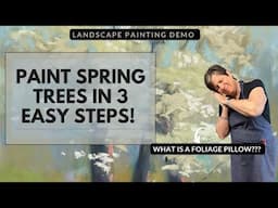 Paint Spring Flowering Trees in 3 Easy Steps!