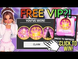 FREE VIP GAMES FOR VIP IN DRESS TO IMPRESS?! | Roblox Dress To Impress