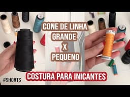 Dica de cone de linha para costura #shorts