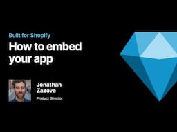 Built for Shopify | How to embed your app