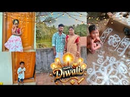 இன்று அம்மா வீட்டில் First time Diwali 🎇 🪔 Celebration😍 🎊 எப்படி பண்ணோம் பார்க்கலாம் வாங்க.