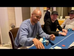 Phil Ivey 5-bet Jams! I Snap-Call!! I'm All In Against The GOAT! Huge Pot w/ACES!! Poker Vlog Ep 316