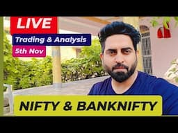 Live Trading Nifty & Banknifty I 5th Nov I Super Trader Lakshya