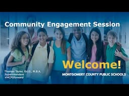 Community Engagement Session 11-14-24 at Thomas S. Wootton High School