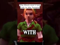 Why Sheik won't help Link in the temples #Zelda #ocarinaoftime #nintendo