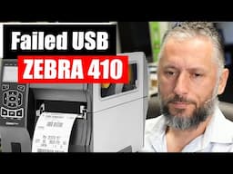 Heavy Zebra 410 Repair - Damaged USB and more issues.