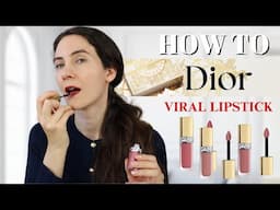 BEAUTY SECRETS: Dior Viral Sequin Lipstick | Rouge Dior Sequin Holiday 2024 makeup collection