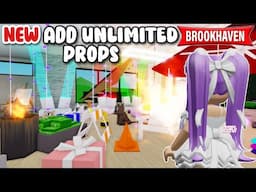 **NEW** HOW TO ADD UNLIMITED PROPS IN BROOKHAVEN 🏡RP 🤯🤩