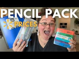 Pencil Pack Price Points for Operation Christmas Child