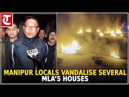 Manipur locals vandalise several MLA’s houses, security forces conduct flag march