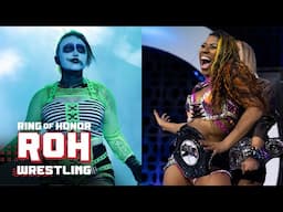 HIGHLIGHTS: Halloween Ring of Horror Match! Athena (c) vs. Abadon! #ROH TV 10/31/24