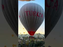 Cappadocia, Turkey 🇹🇷 #turkey #cappadocia #hotairballoon  #sunrise