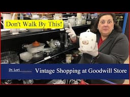 Don't Walk by This! Shopping Vintage Dishes, Clothes, Dolls, Purse - Thrift with me Dr. Lori