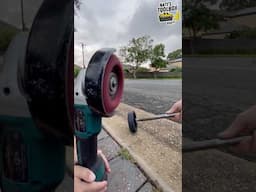 Makita Grinder spinning up a wheel