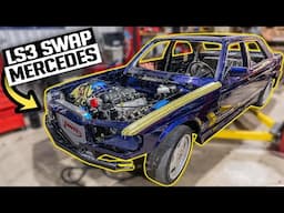 LS3 Swapped Mercedes 280se Fresh Paint & Reassembly! - 6.2L Powered Benz