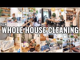 WHOLE HOUSE CLEAN WITH ME!🏠 WEEKLY CLEANING ROUTINE | 2024 CLEANING MOTIVATION