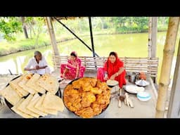 একদম কম তেল দিয়ে পকেট পরোটা সাথে দারুন স্বাদের চিকেন কষা রান্না করলাম সাথে জমিয়ে খাওয়া