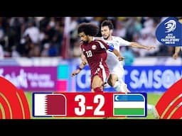 Lucas Mendes makes a late save! | Qatar - Uzbekistan | Highlights #AsianQualifiers - Road To 26