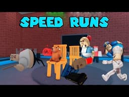 NEW The BEST SPEED RUNS in #roblox Scary Obby Games from Gran, Barry Alien Base, School, Baby Bobby