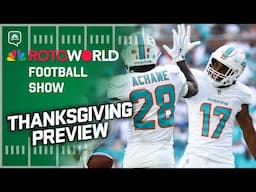 Dobbins hurt, ranking McConkey + Thanksgiving Games preview | Rotoworld Football Show (FULL SHOW)