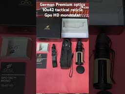 German GPO #hd 10x42 #monocular #premium #optics #first time in #india #waterproof #shorts tactical