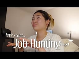 Job Searching ep.1 | making portfolio, pinterest inspo, enjoying unemployment life