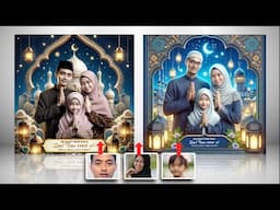 How to Generate Stunning EID FITR Family AI Image with Own Face using Bing Creator FREE