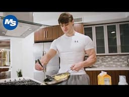 Muscle Building Breakfast | Jeff Seid's Morning Cardio & Pre-Workout Meal