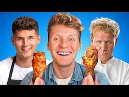 I Challenged YouTubers to See Who Makes The Best WINGS!