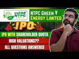 NTPC Green Energy IPO | Shareholder Quota Explained | NTPC Green Energy IPO GMP, Date & Price