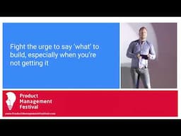 Alex Diaz - Product managers should explain why, not what (PMF 2016)