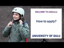 How to Apply to the University of Oulu