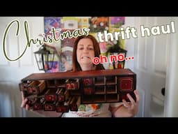 MEGA Christmas Thrift Haul 2024 | Home decorating ideas on a budget!