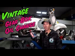 How To Change the Gear Oil on a Vintage Vespa Scooter