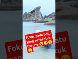 PULAU BURUNG, PULAU WISATA EKSOTIS DI BELITUNG #shorts