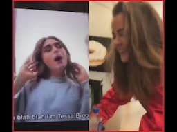 Tessa Brooks Reacts To Bart Baker Parody (it's everyday bro)