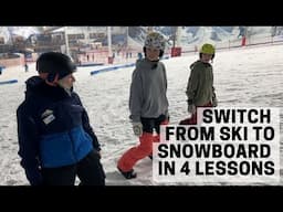 How easy to switch from ski to snowboard