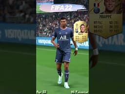 KYLIAN MBAPPE IN EVERY FIFA (16-25) #kylianmbappe #france #realmadrid #psg #fifa #football